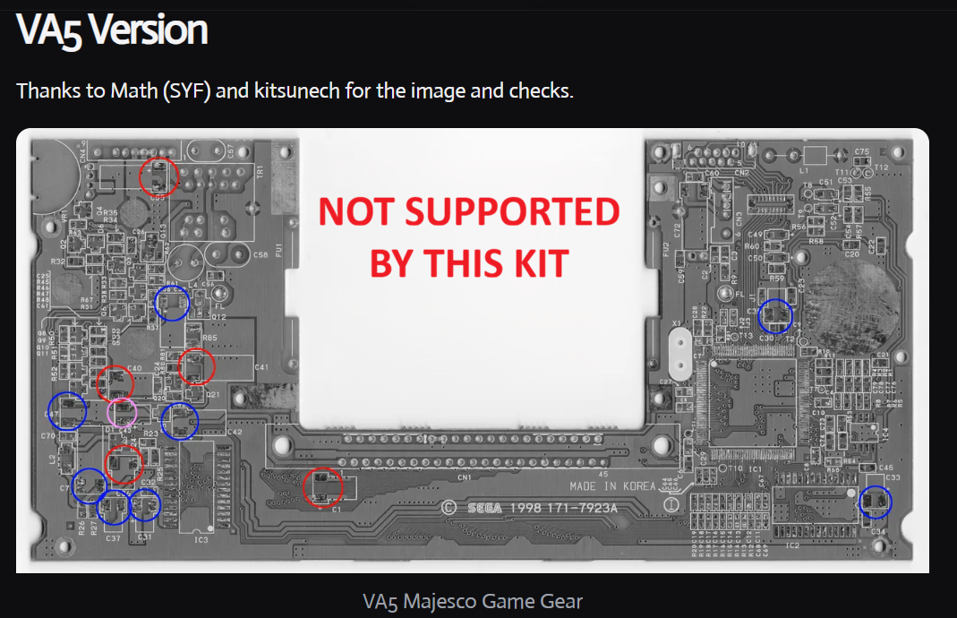 Game Gear Ceramic Recap Kit