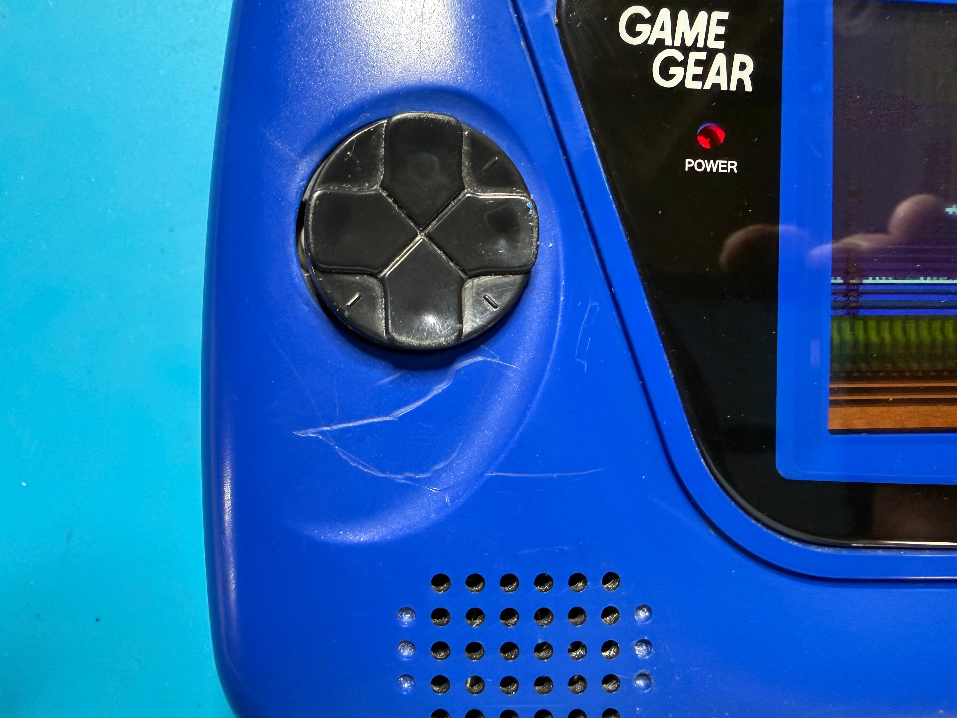 Pre Build Sega Clean Screen Game Gear -OEM Blue Used Shell