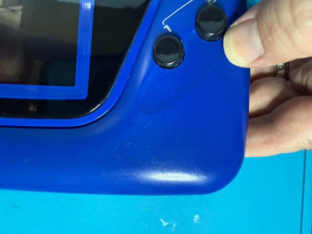 Pre Build Sega Clean Screen Game Gear -OEM Blue Used Shell