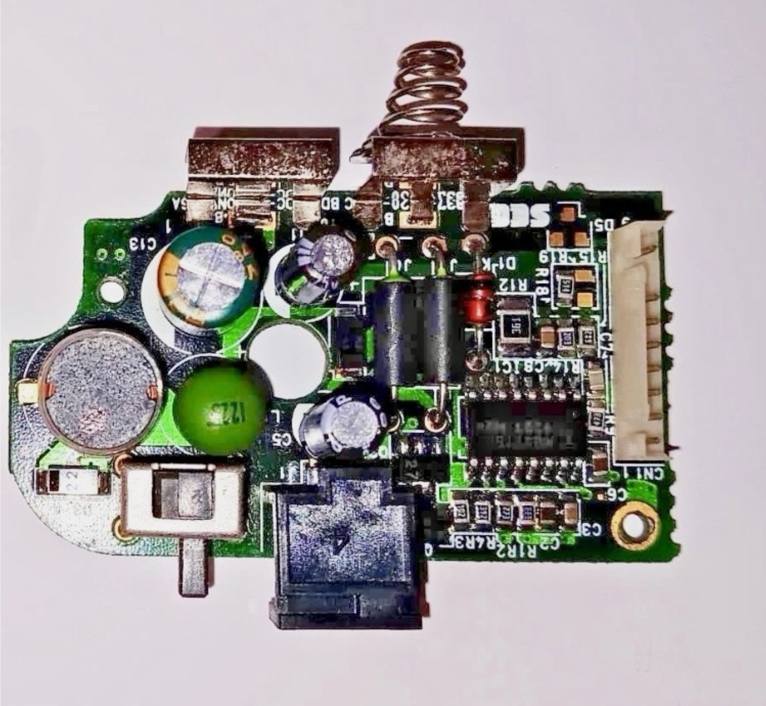 Original Game Gear Power Board Recapped