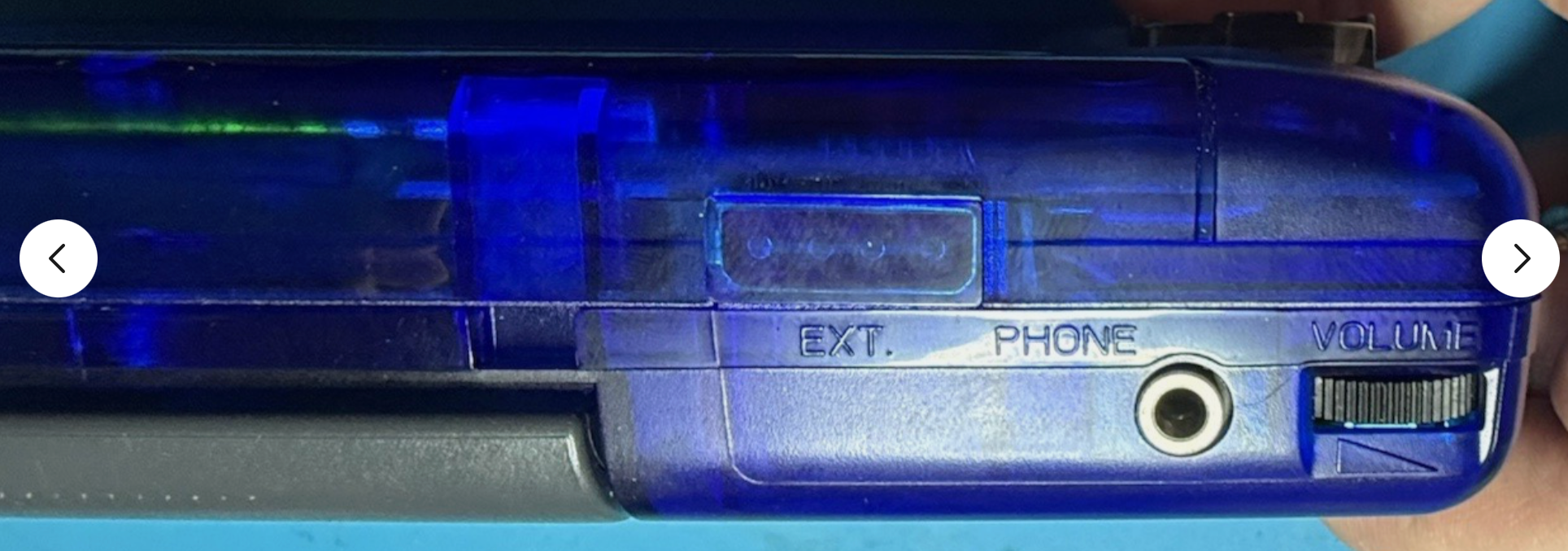 Pre Build Sega Clean Screen Game Gear -Sapphire Blue Translucent