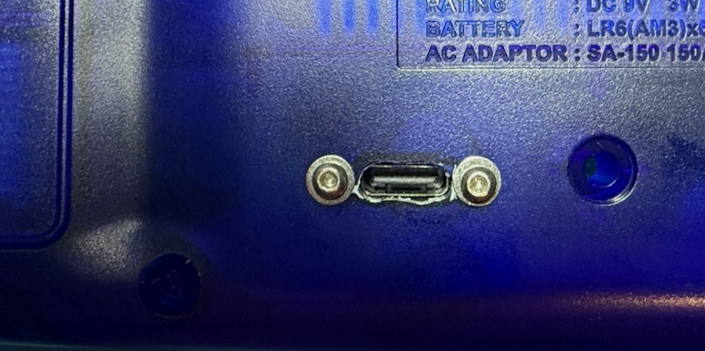 Pre Build Sega Clean Screen Game Gear -Sapphire Blue Translucent