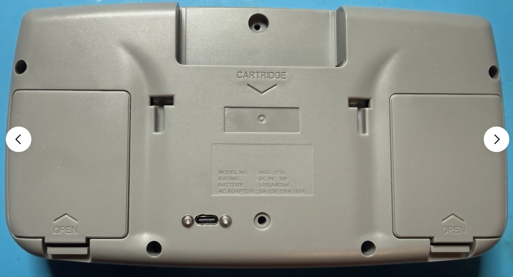 Pre Build Sega Clean Screen Game Gear -Grey